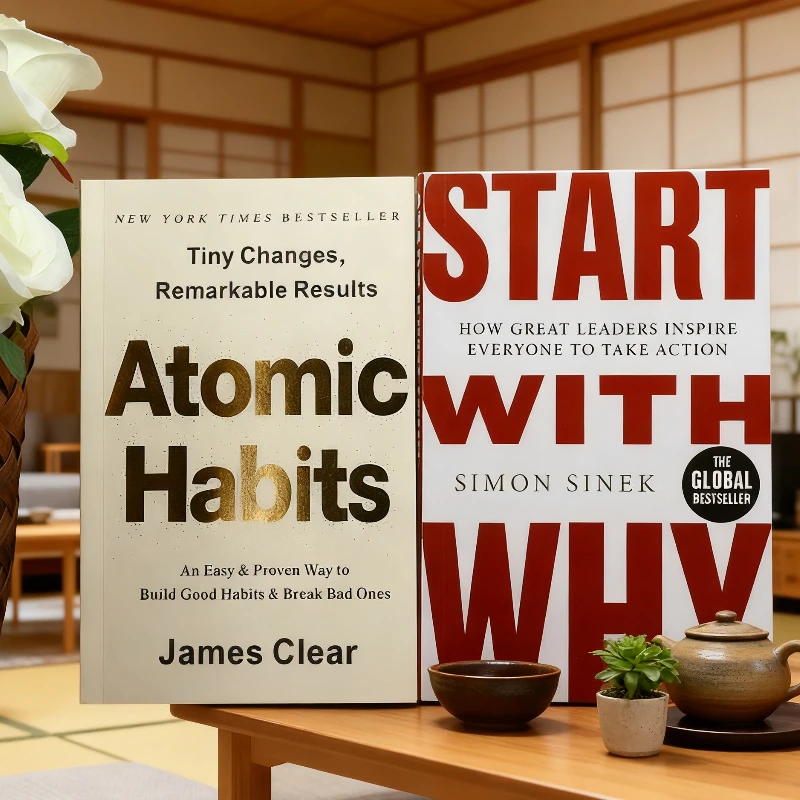 

《Atomic Habits》+《Start with Why》The Golden Habit System: Find Your Why Build Your Atomic How for Lasting Change Good book