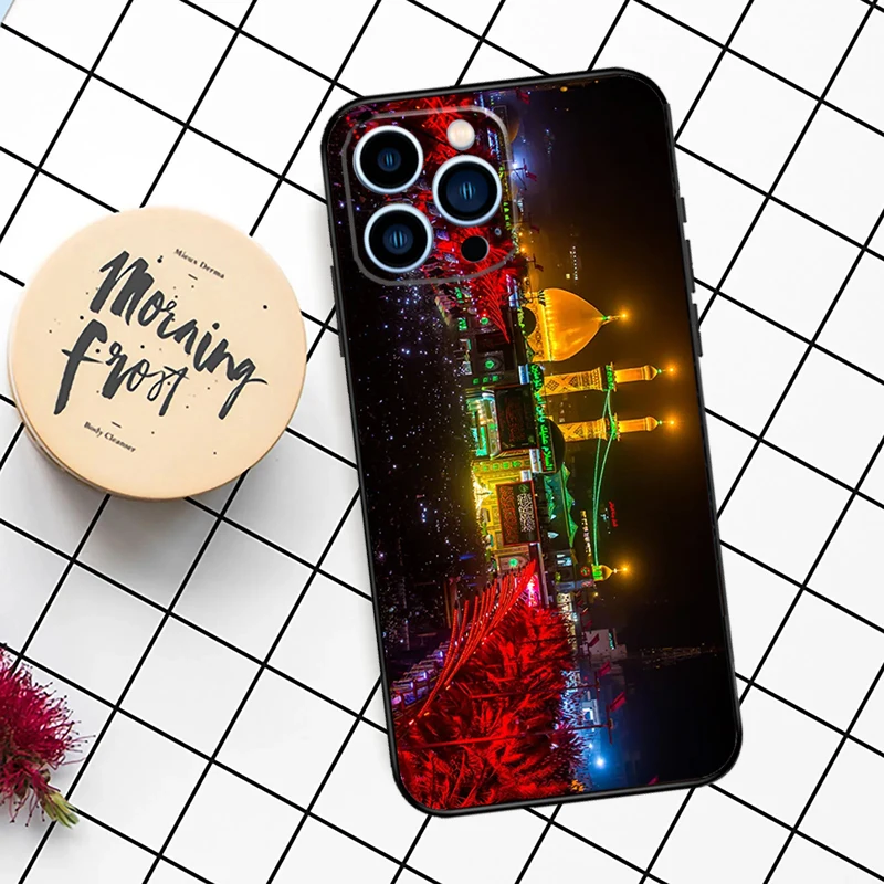 Custodia islamica Ali hussain Najaf Karbala per iPhone 16 15 14 11 12 13 Pro Max Mini X XR XS Max 7 8 16 15 Plus Cover Funda