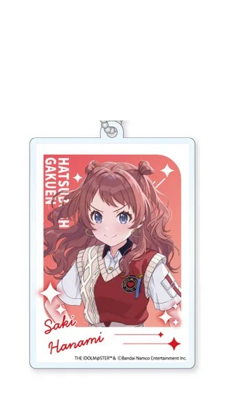 Anime IDOLM@STER Acrylic Keychain Pendant Bag Car Keychain phone Accessories  present Firend Christmas Gifts