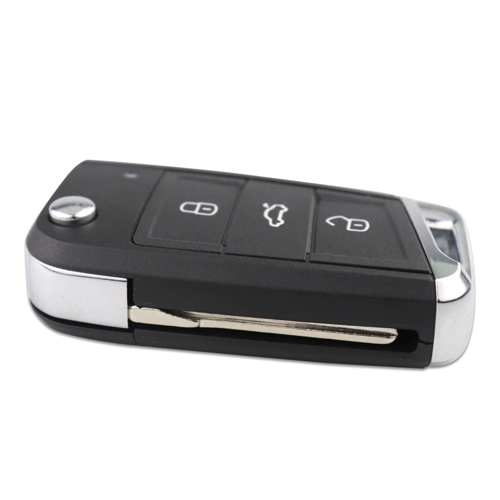 For Skoda Octavia Kodiaq Seat Ateca Leon Ibiza Car Key Case For Volkswagen VW Polo Golf 7 4 5 MK7 2 6 Tiguan Passat Uncut Blade