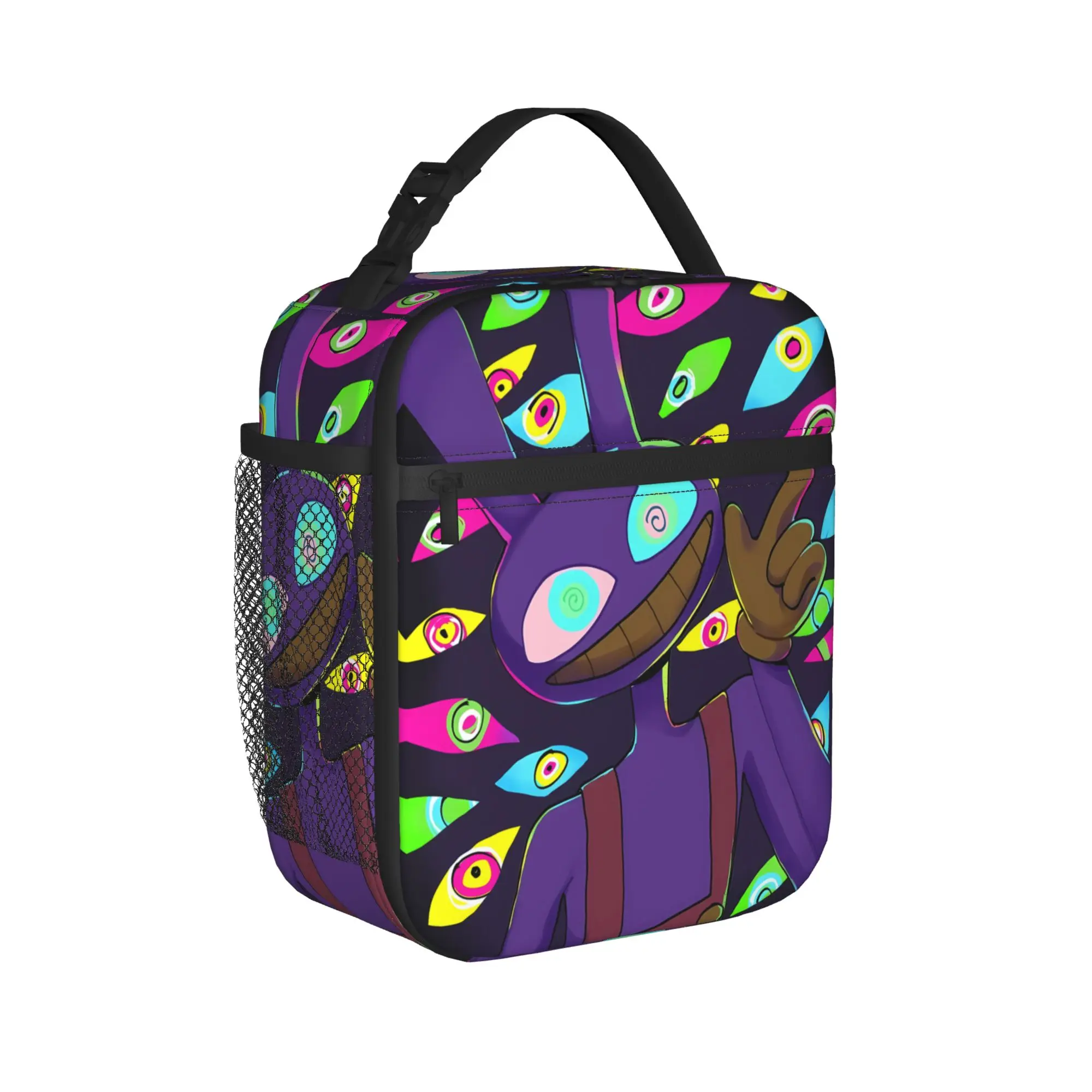 Jax Cartoon Digitals Circus Thermal Lunch Bag  Casual Lunch Box For Girl Boy  Picnic Cooler Bag Oxford Thermal Lunch Bags