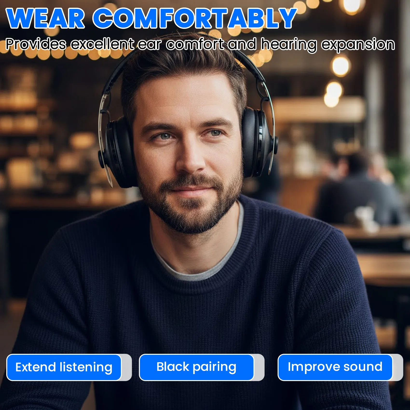 JABS-Replacement Over-Ear Headphone Ear Pads For Sennheise Momentum 1.0/2.0 Headset Accessories Cushion