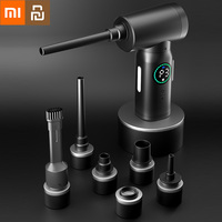 Youpin Xiaomi Wireless Air Duster Dust Blowing Digital Portable LED Light 2 in 1 Blower Vacuum Cleaner Cordless Duster Blowers