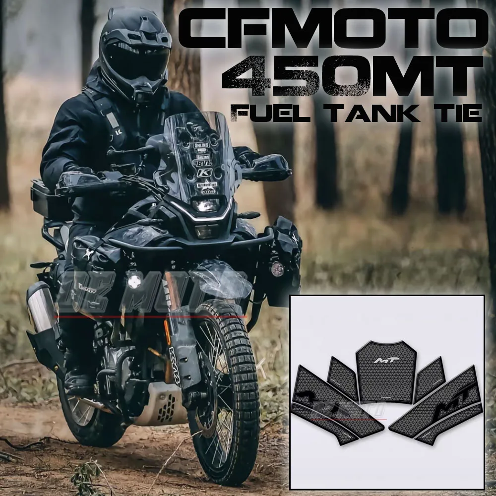 

For CFMOTO 450MT 450 MT Motorcycle Anti-scratch Rubber Oil Tank Protection Sticker Decals Tank Pad Side Grips Protection