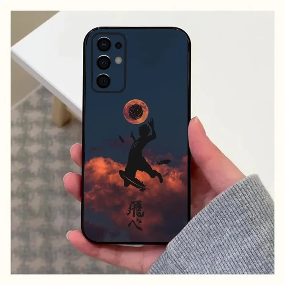 Volleyball Painted Phone Case For Samsung S24,S21,S22,S23,S30,Ultra,S20,Plus,Fe,Lite,Note,10,9,5G Black Soft Cover