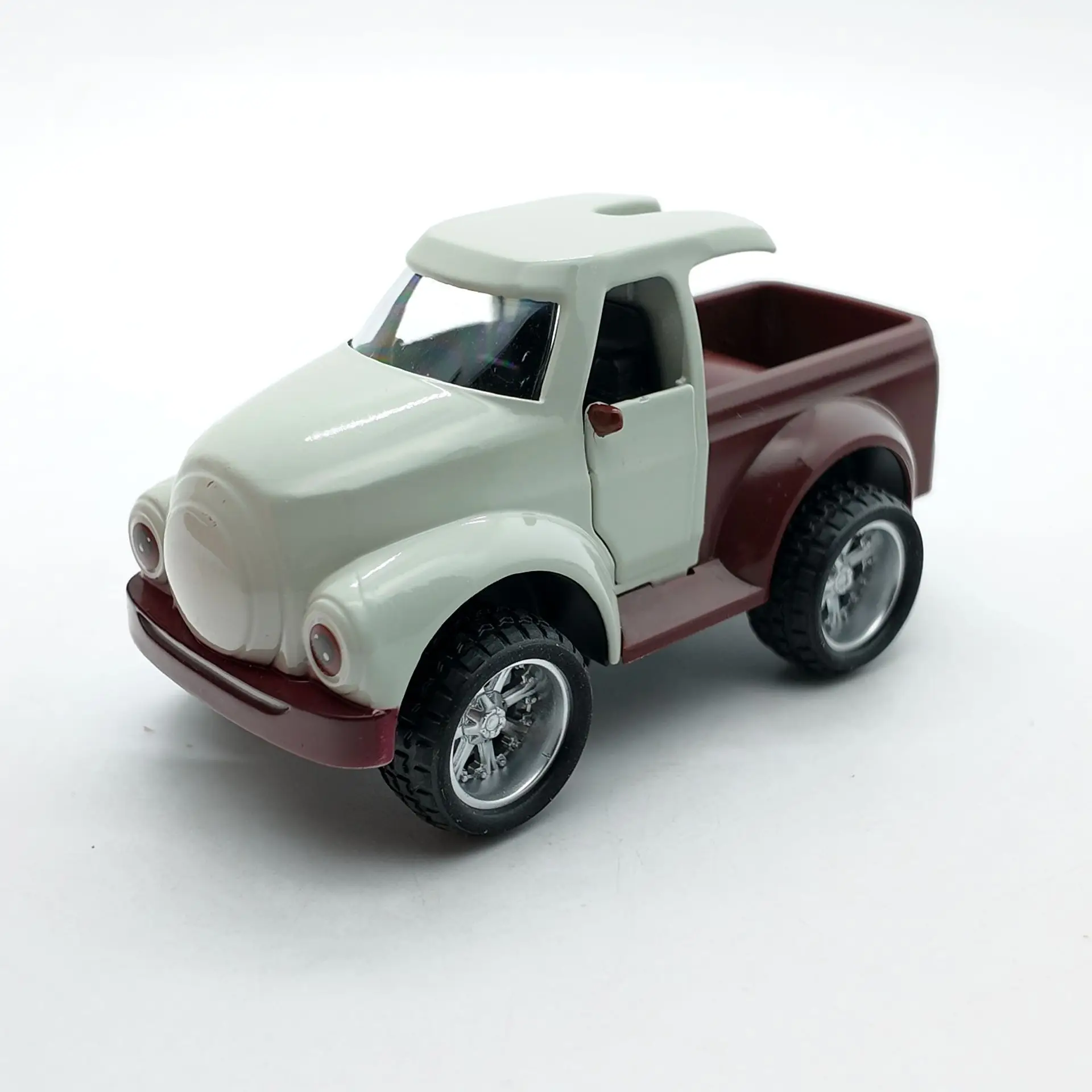 Coche de transporte de tráfico de aleación Retro de simulación 1:87, modelo bonito, coche deportivo extraíble, juguete, Mini coche clásico de Anime, coche conceptual