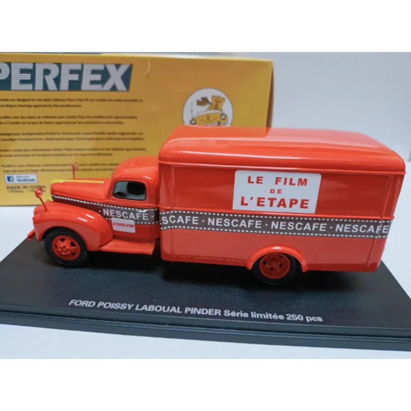 PERFEX 1:43 scale  POISSY LABOUAL Resin Car Model Adult Souvenir Classic Static Display Collectible Toy Gift