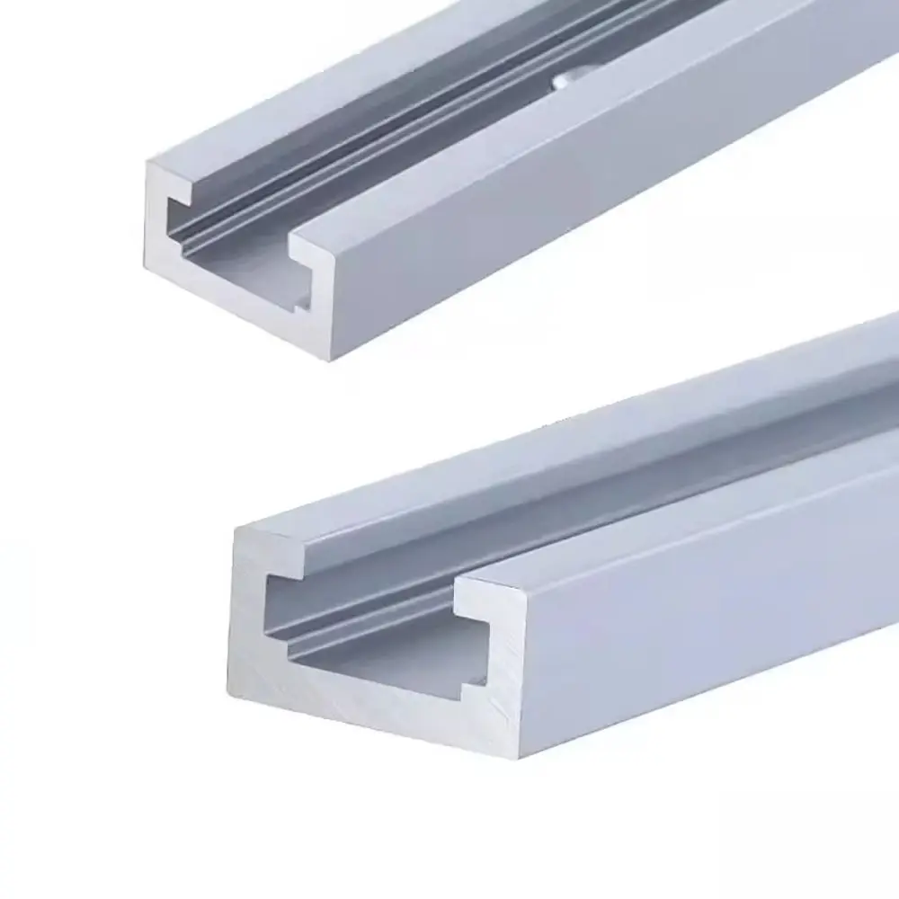 1Pcs Slide Guide Rail T-Track T Slider Fixture Slot Slide Aluminium Alloy T-Slot Track 300-600mm 19 Type 19x9.5mm