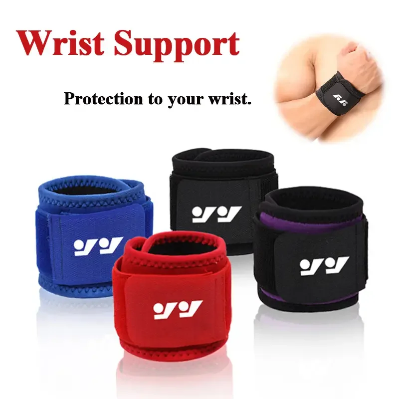 

1Pcs Adjustable Wristbands Wrist Support Bracers for Unisex Gym Sport Basketball Carpal Protector Breathable Wrap Straps Safety