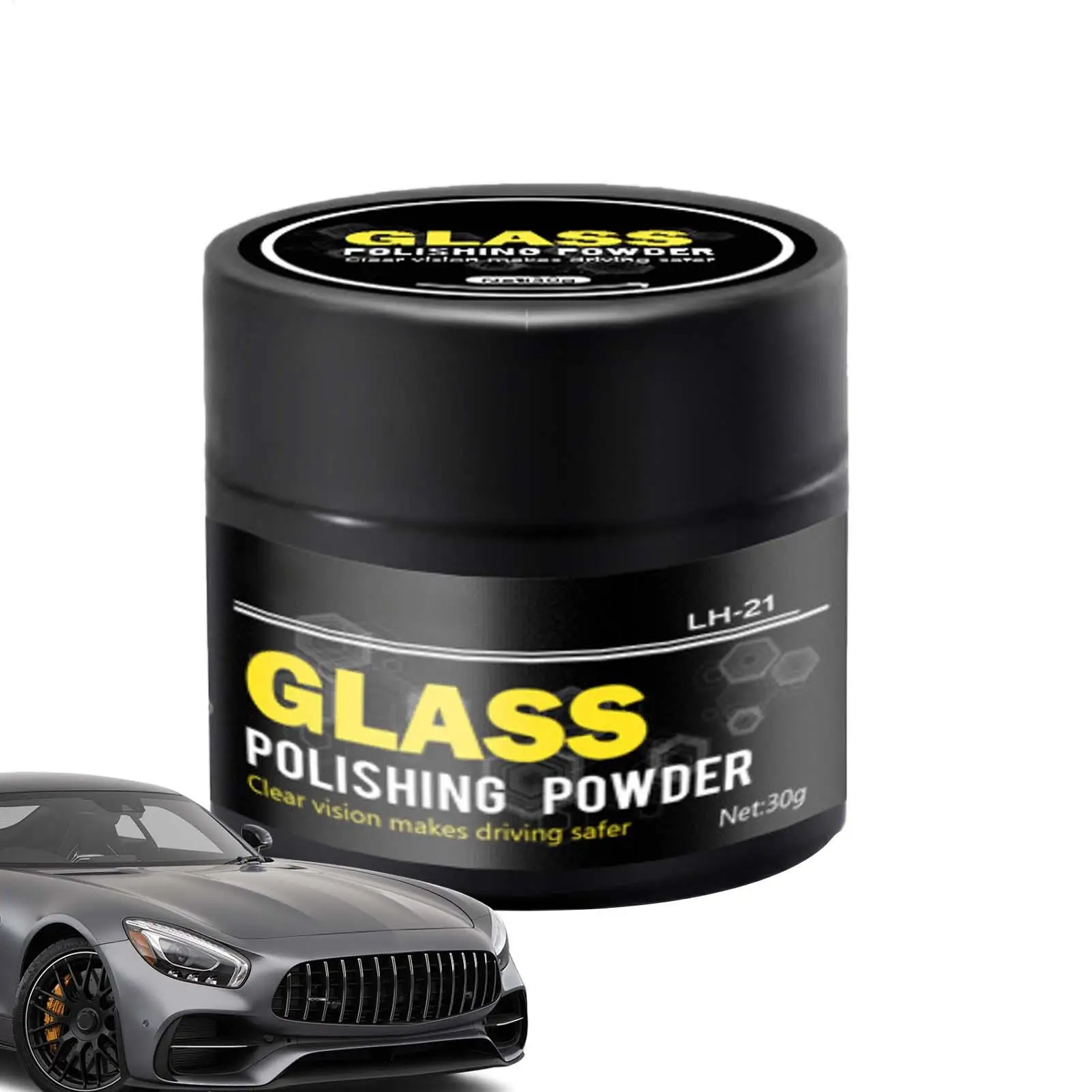 30g Cerium Oxide Powder For Glass Polishing Car Window And Mirror Repair Kit Car Scratch Compound Glass Oil Film Cleaner