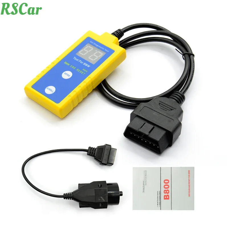 The B800 Airbag Fault Diagnosis Instrument Reset Tool OBD2 Is Suitable for BMW B800 Car Diagnostic Scanners From 1994 To 2003