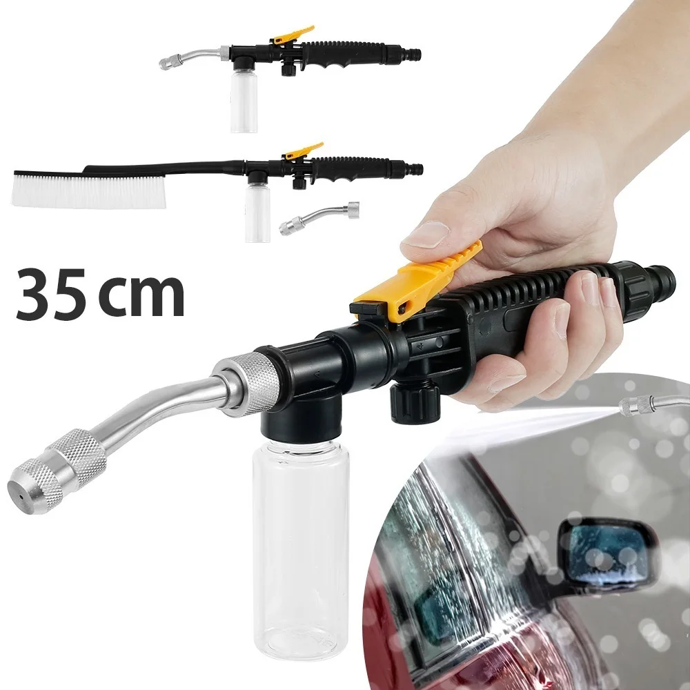 High Pressure Water Sprayer Car Washing Foam Sprayer Water Gun Stainless Steel Car Wash Foam Water Spray Tool for Car Cleaning