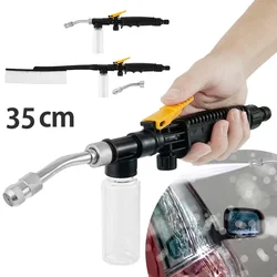 High Pressure Water Sprayer Car Washing Foam Sprayer Water Gun Stainless Steel Car Wash Foam Water Spray Tool for Car Cleaning