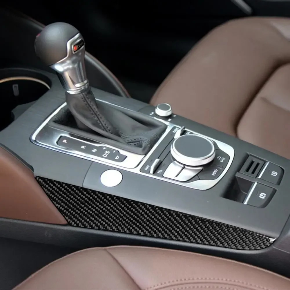 

Для Audi A3 8V 2014-2019 автомобиля левая рука передач боковая панель наклейка из углеродного волокна накладка наклейка RHD авто аксессуары для интерьера