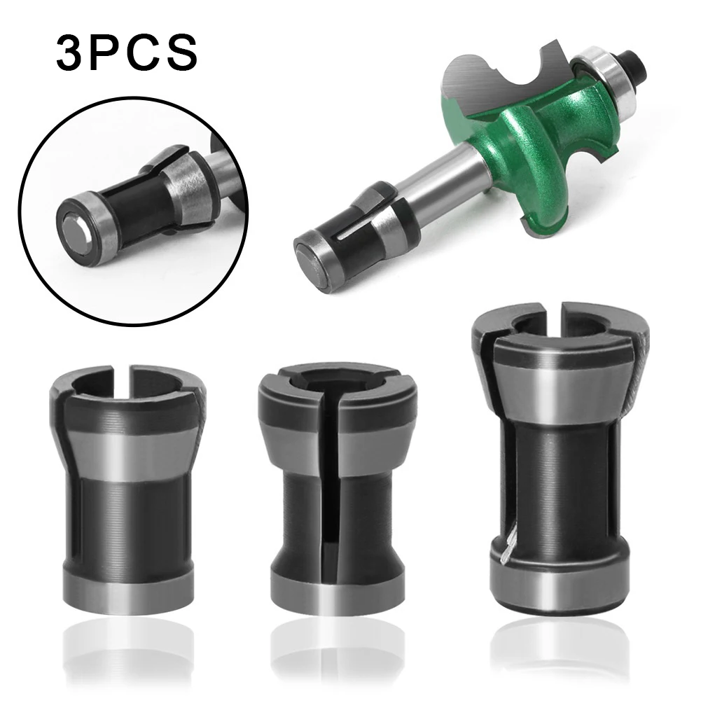 6/ 6.35/ 8mm Collet Chuck Carbon Steel Cutter Engraving .Milling Extension Rod Router Bit Trimming Woodworking