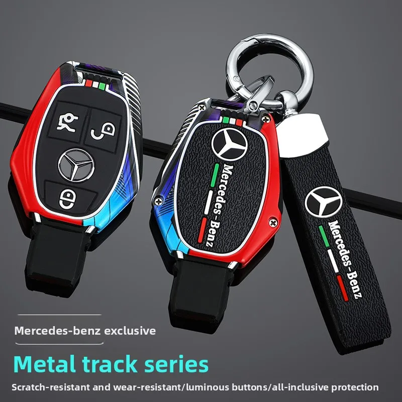 2 3 أزرار غطاء مفتاح السيارة فوب لمرسيدس بنز ABC E الفئة GLS GLA GLK GLC CLS CLA W204 W205 W212 W463 W176