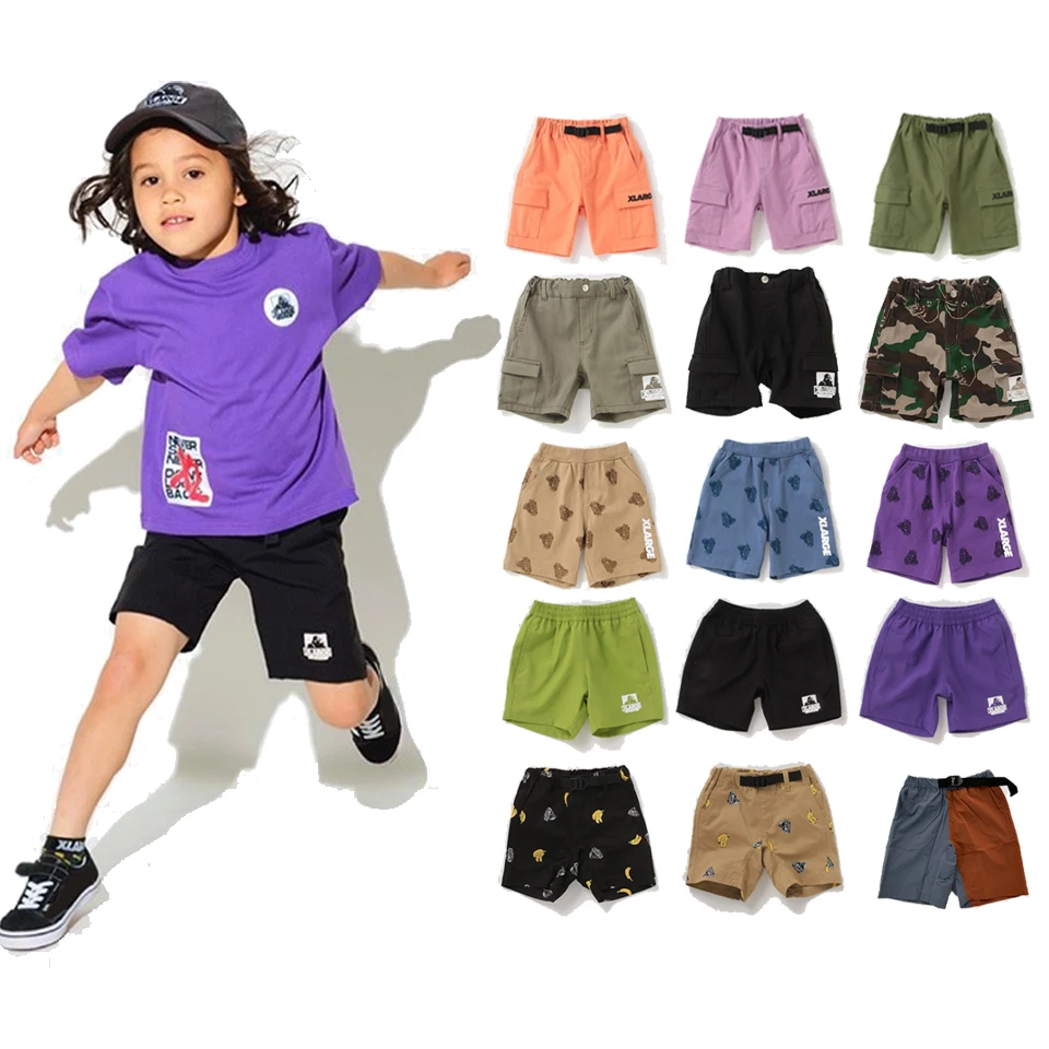 

X-large Baby Girl Boy Shorts Children Soild Color Cotton Short Pants Summer Kids Casual Shorts Fashion Sports Pant 1-11Years