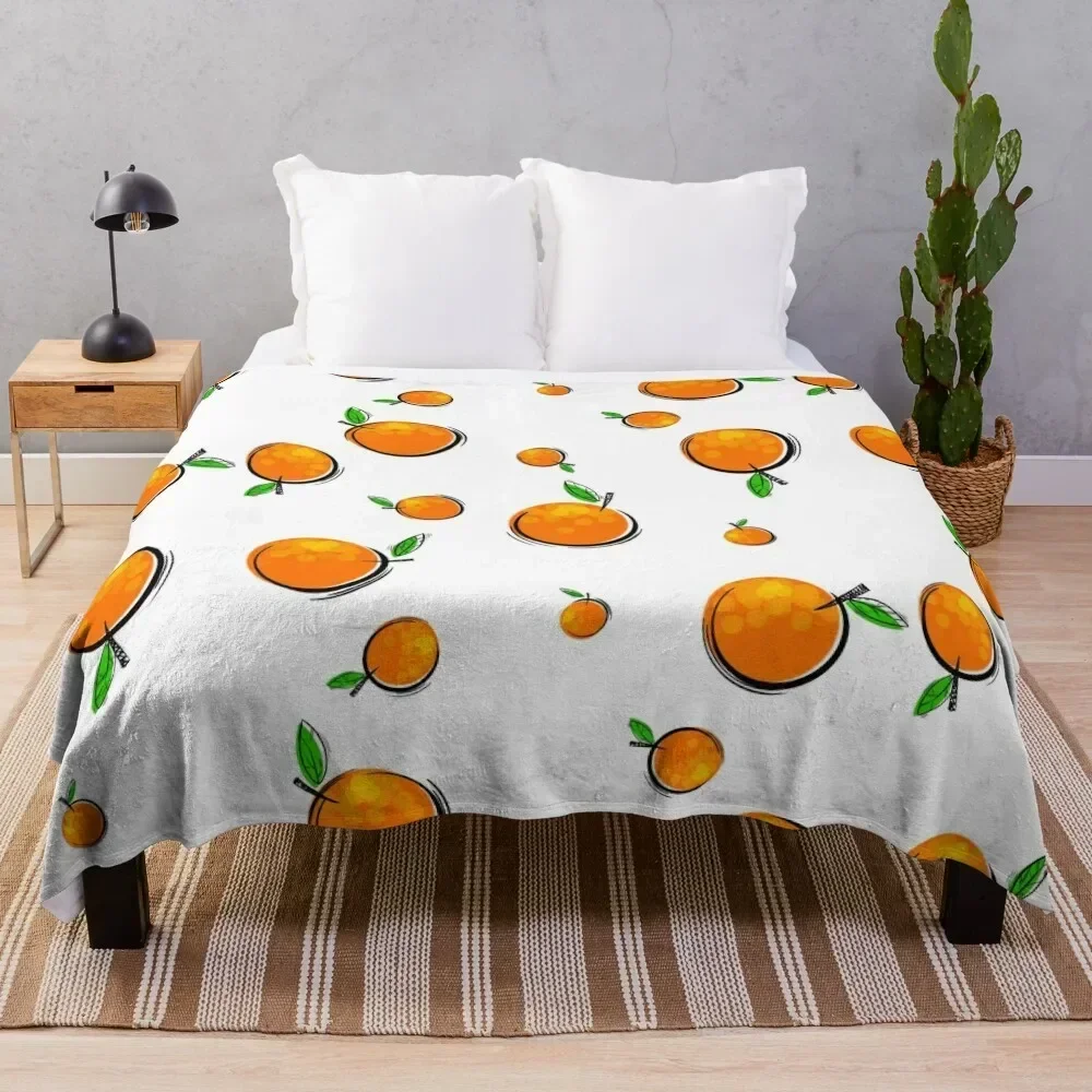 

Citrus Throw Blanket Warm Throw Blanket Gift for Anniversary