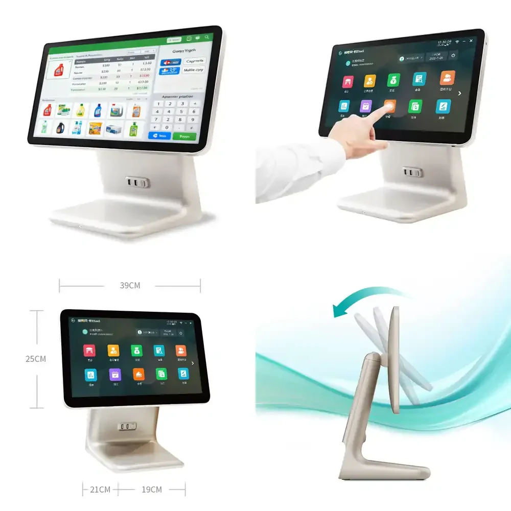 

High Quality RK3566 Digital Display 15.6 Inch Touch Screen Smart Android POS Terminal System