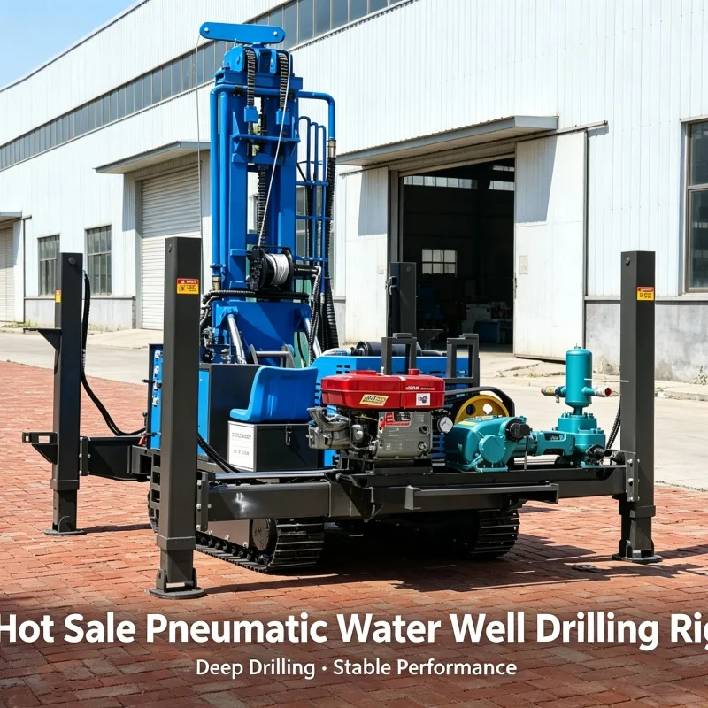 Customized Crawler‑type Pneumatic Water Well Drilling Machine for Mountain Rock & Farmland Irrigation Drilling