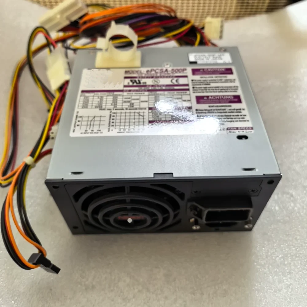 500W servervoeding ePCSA-500P - Power Supply 500W recensie en prijs