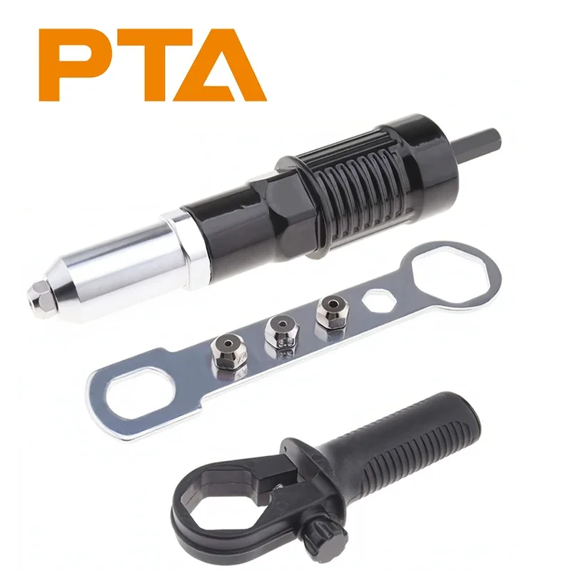 

Быстрый и простой адаптер для заклепочника с шестигранным хвостовиком, профессиональный адаптер для заклепочника, 2.4/3.2/4.0/4.8 мм, для беспроводного заклепочника