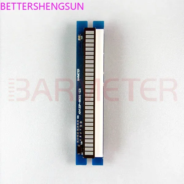 PPM meter module 30-segment LED66mm long sound pressure meter / DB meter / frequency divider with peak hold