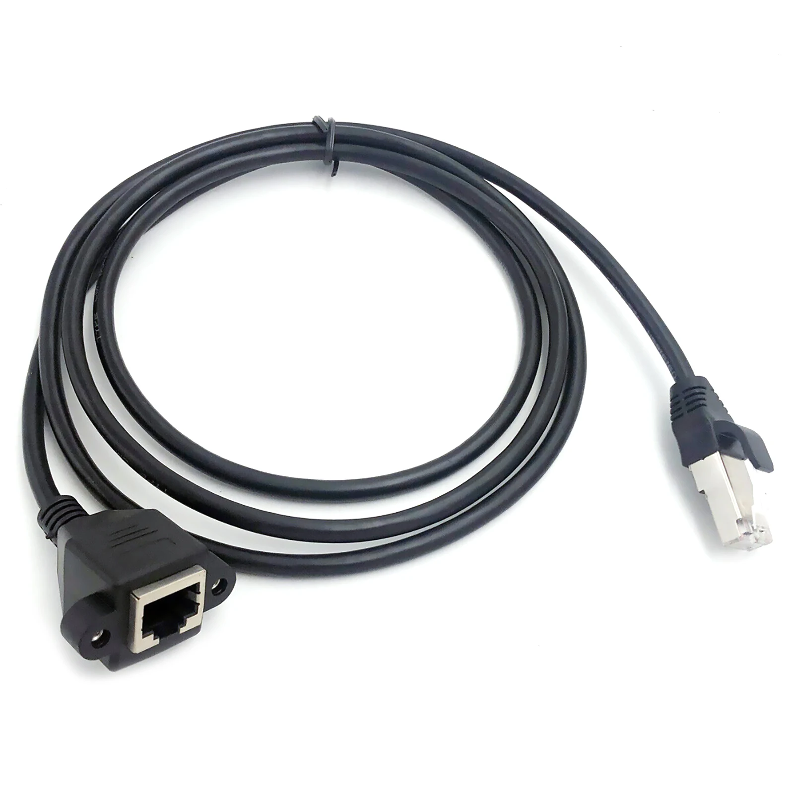 8Pin RJ45 Extension Cable Male to Female Connector Ethernet LAN Network Extender For Kenwood For Icom For Yaesu Radio Accessory