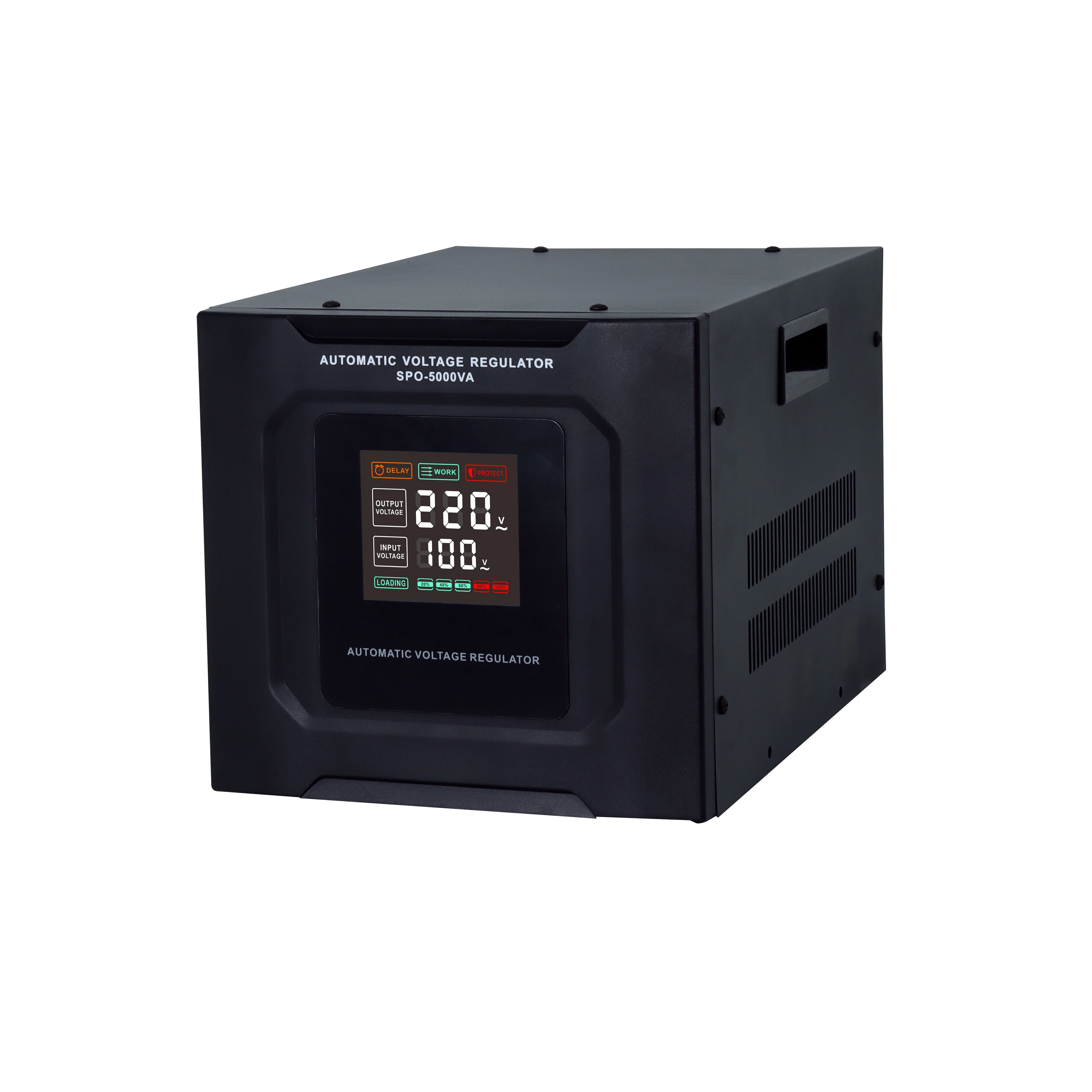 High Precision SVC 5kVA Single Phase Servo Motor AC Voltage Stabilizer