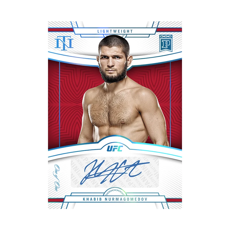 Panini UFC National Treasures Series Diy Homemade Khabib Nurmagomedov Khamzat Chimaev Bo Nickal Collection Card Toys Gift - view 5
