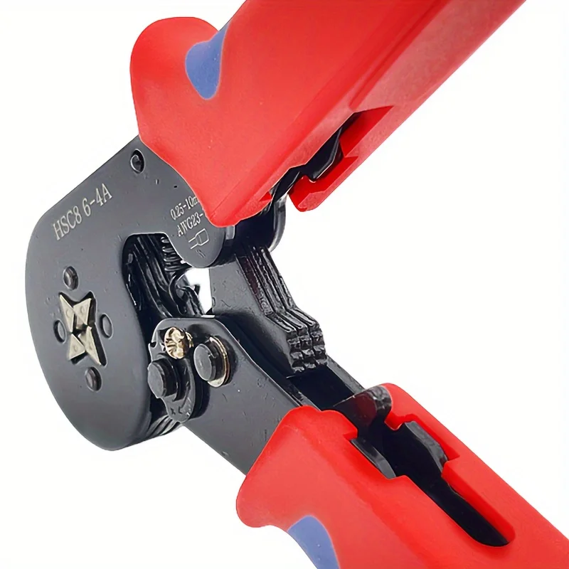 1pc Crimping Pliers, Tubular Terminal Crimping Pliers, HSC8 6-4A/0.25-10mm ², HSC8 6-6A/0.25-6mm ², High Precision Fixtures, Har