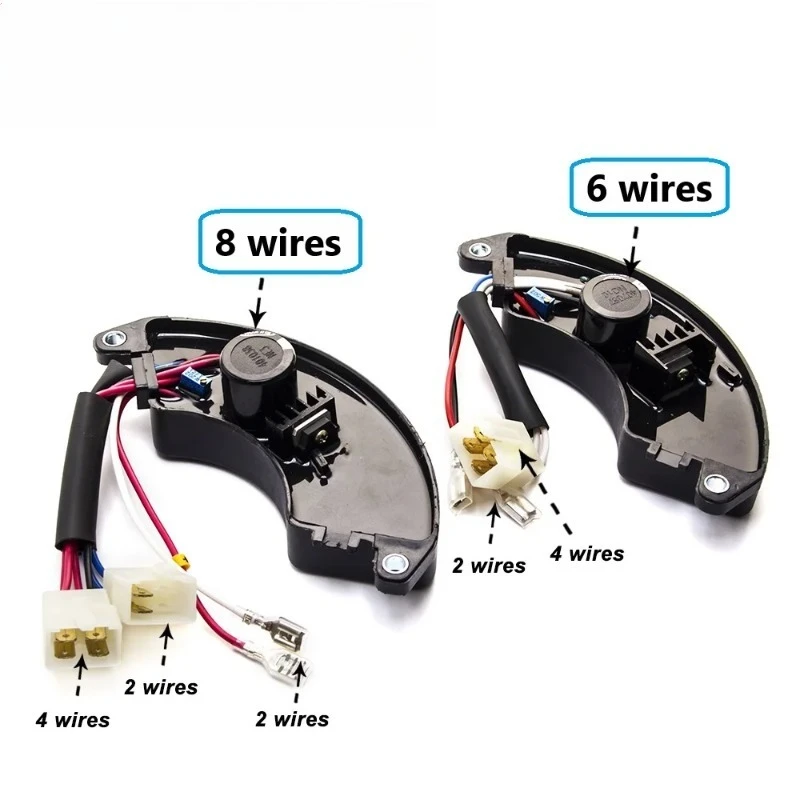 5KW 7KW 8KW Generator AVR Automatic Voltage Stabilizer 6 Wire 8 Wire Single Three Phase Voltage Regulator Spare Accessory