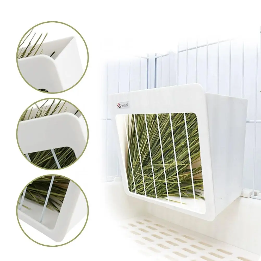 Rabbit Hay Rack Bunny Hay Feeder Rabbit Cage Hay Dispenser Hay Storage Holder Food Dispenser Hay Rack for Rabbit