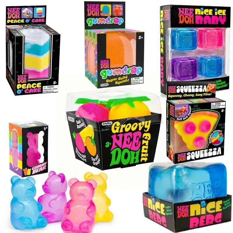 Needoh DohJees Emotional Stress Relief Squeeze Venting Decompression Squishy Sensory Fidget Surprise Blind Box Adult Ssss