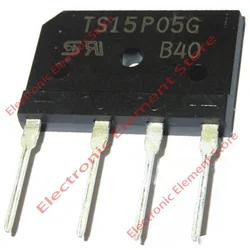 5PCS TS15P05G Silicon Bridge for Induction Cooker 15A 600V TS-6P