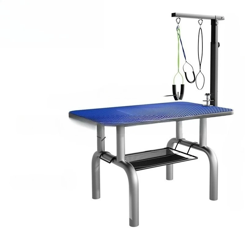 

Pet grooming table, folding model, dog and cat, bathing, hair dryer, shearing, fixing rack.