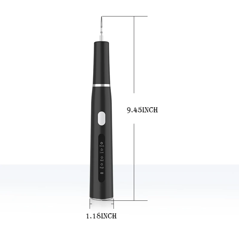 Ultrasonic Dental Scaler Tartar Remover 3 modes with LED Light Household Teeth Cleaning Tools Dental Cleaner Oral Care