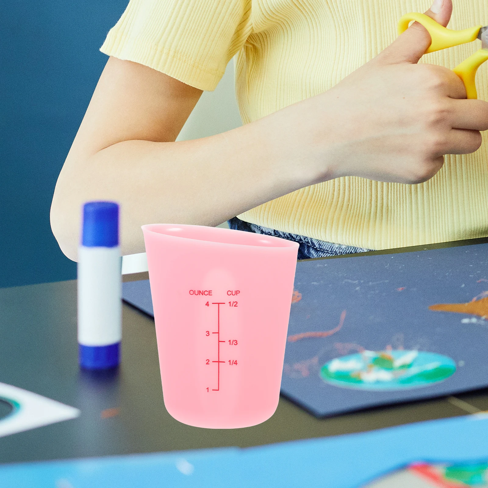 

3 Pcs Measuring Cups Graduated Paint Mold Pink Resin Mixing Tools Epoxy Containers