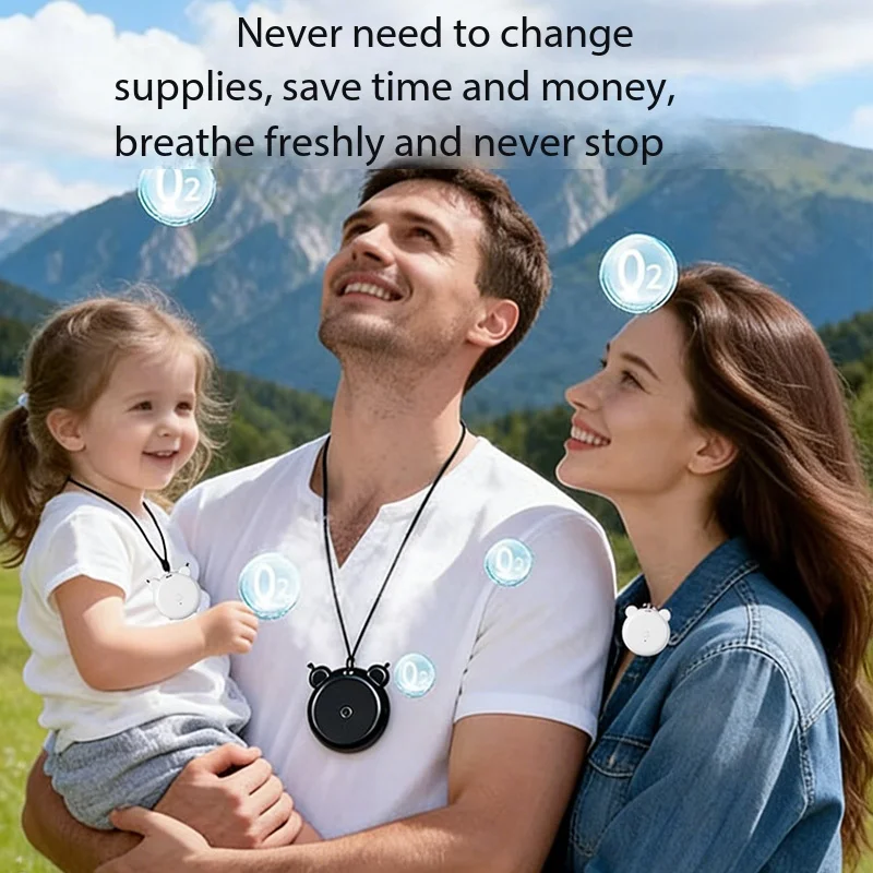 Kids Outdoor Air Quality - Portable Air Purifier Necklace for Kids