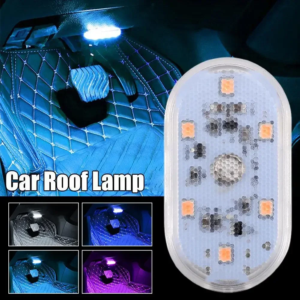 

1pcs Touch Sensor USB LED Roof Ceiling Lamp For Car Ceiling Lamp Reading Light Interior Decorations Light Accessories