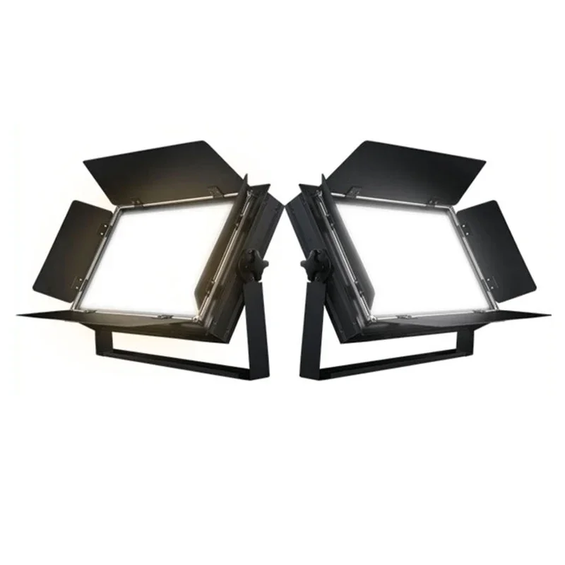 100Wled ضوء سطح مسطح قابل للتعديل ثنائي اللون للفيلم والتلفزيون ملء ضوء الاستوديو ضوء ناعم التصوير المباشر #2