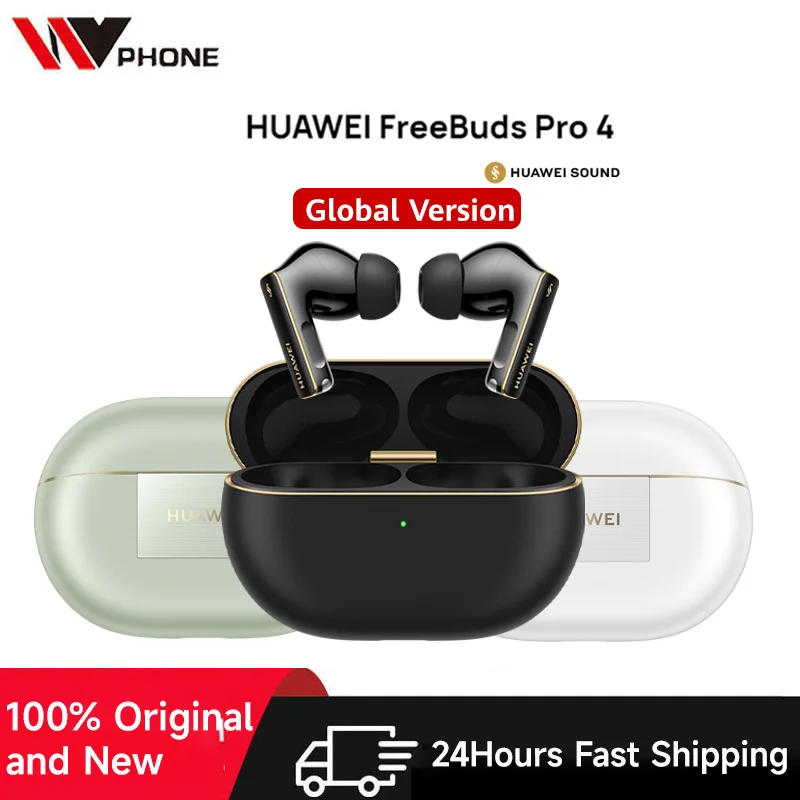 HUAWEI Freebuds Pro 4 Wireless Headphone Intelligent Dynamic ANC Bluetooth Headset Comfortable Wear Dual-driver True Sound