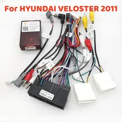 Android Car Radio Canbus Decoder HY-SS-04 Wiring Harness Adapter Power Cable For HYUNDAI VELOSTER 2 Din GPS Receiver MP5 Video