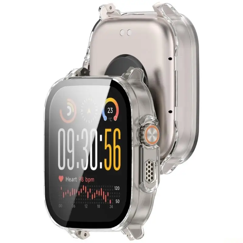 B03F Watch Cover Shell Protector Cover for Watch 5 Scratchproof Watch Protective Case Case with Tempered Glass Film