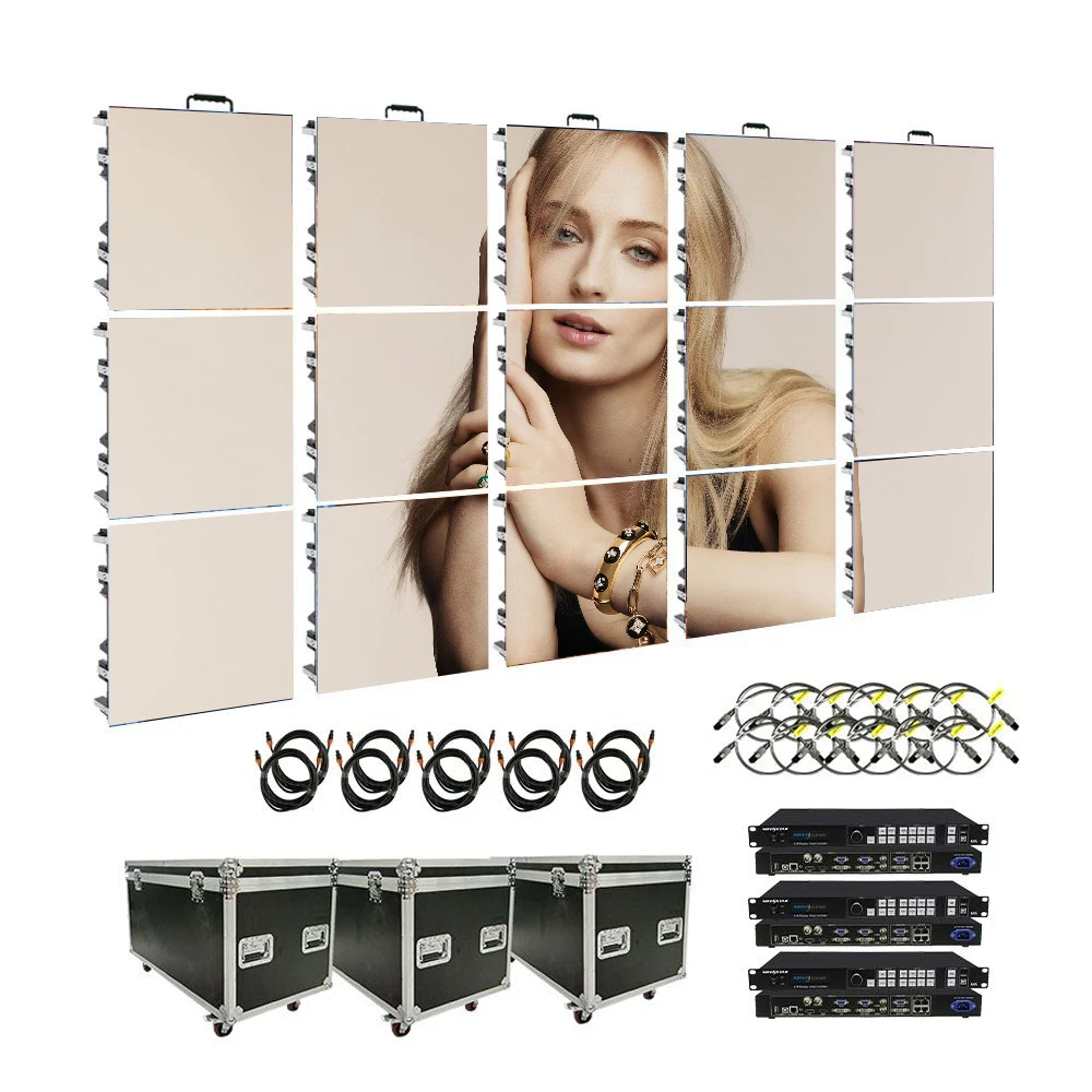P2.5 1.2Mm P1.5 1.5Mm P1.8 1.8Mm Hot Sell U P125 P1.2 P25 600*337Mm Indoor Fixed Led Display Screen Control Room Led Video Wall