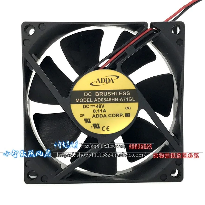 ORIGINAL AD0848HB-A71GL 48V 0.11A 8025 80*80*25mm NEW COOLING FAN RADIATOR