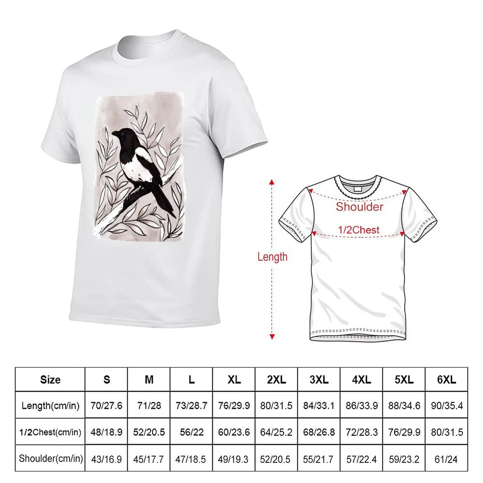 Magpie T-Shirt customs vintage clothes mens vintage t shirts