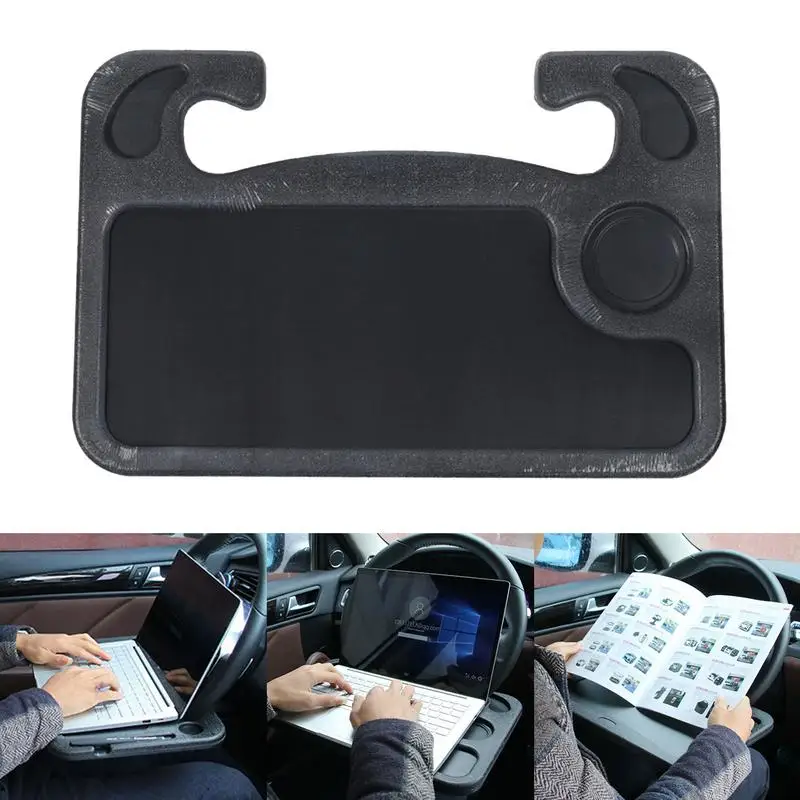 3 in 1 Car Trays for Eating Car Office Laptop Holder Desk Compatible for Most Cars Portable Car Table for Truck Driver Commuters