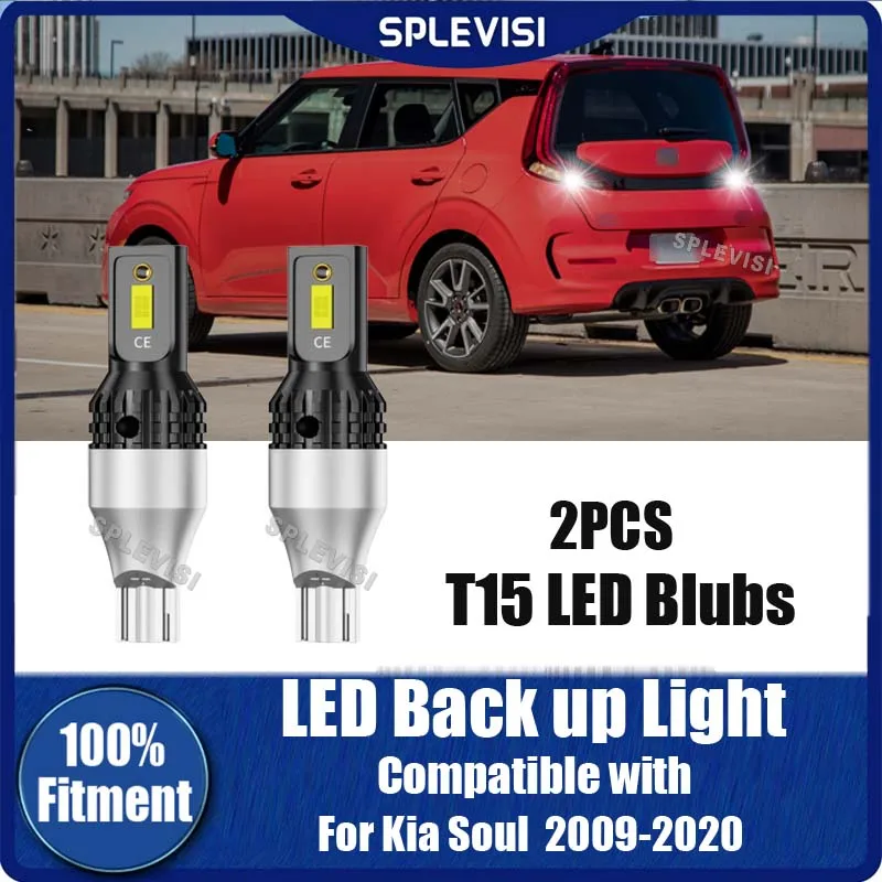 White 6000K Reverse Light Accessories Back Up Lamp For Kia Soul 2009-2021 2010 2011 2012 2013 2014 2015 2016 2017 2018 2019 2020