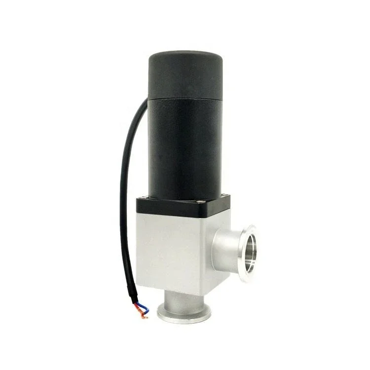 Vacuum Supplier High Vacuum Solenoid Electromagnetic Angle Valve